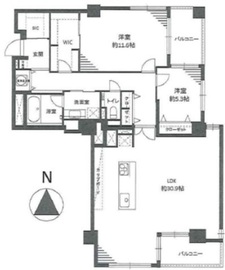 パレロワイヤル永田町 3階 間取り図