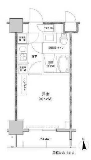 東急セットアップレジデンス恵比寿 504 間取り図