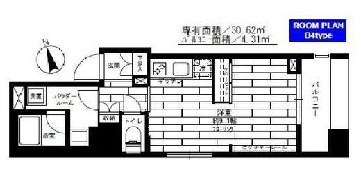 ステージグランデ蔵前 3階 間取り図