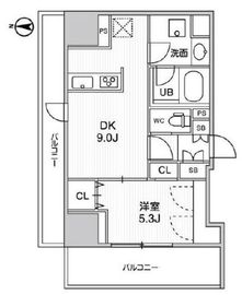 ディームス入谷2 202 間取り図