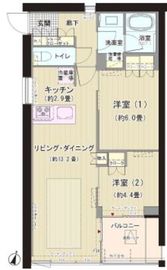 ガーデニエール砧ウエスト 254 間取り図