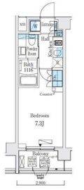 ライズ代々木3 303 間取り図