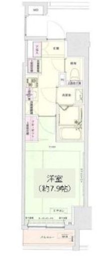 アイル銀座京橋壱番館 9階 間取り図