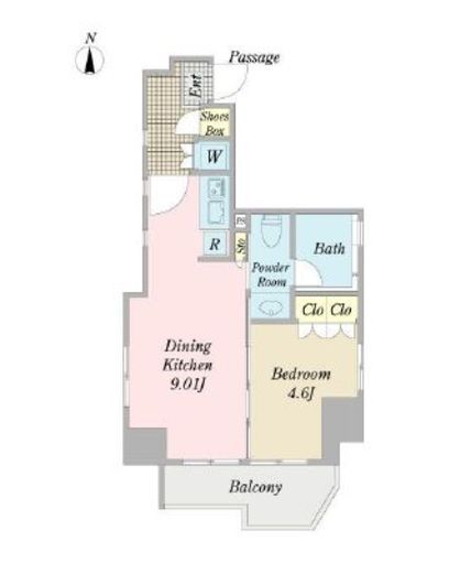 STM高田馬場 1205 間取り図
