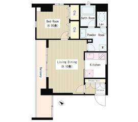 BRICKS COURT 501 間取り図