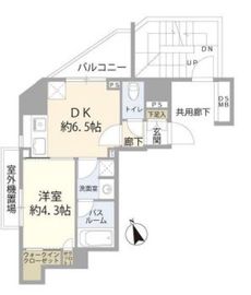 オープンレジデンシア本郷三丁目 4階 間取り図