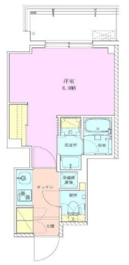 巣鴨レジデンス壱番館 1101 間取り図