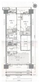 亀戸レジデンス 12階 間取り図