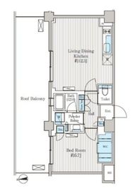 オアーゼ品川レジデンス 611 間取り図