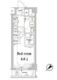 アクサス西新宿アジールコート 3階 間取り図