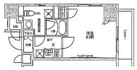 エスペランサK錦糸町 1501 間取り図