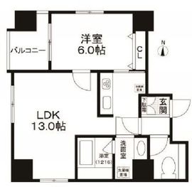 エスペランサK錦糸町 403 間取り図