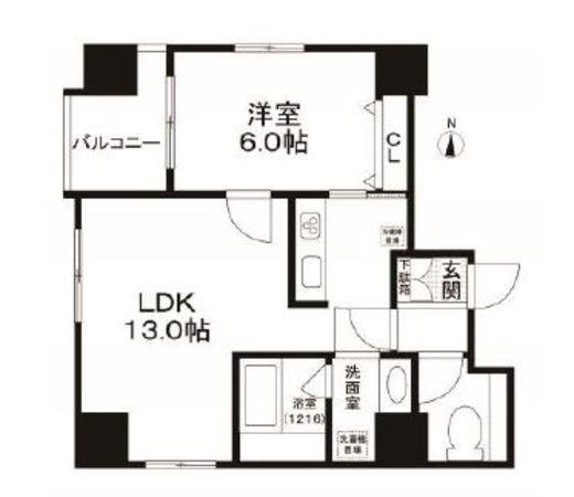 エスペランサK錦糸町 603 間取り図