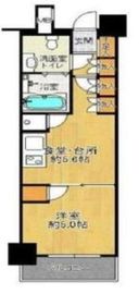 サージュ赤坂 4階 間取り図