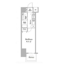 ライトハウス大塚 401 間取り図