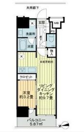 リビオレゾン上野 4階 間取り図