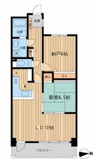 芝公園アパートメント 704 間取り図