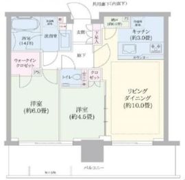 シティタワーズ東京ベイ 16階 間取り図