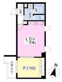 アパートメンツ元麻布 204 間取り図