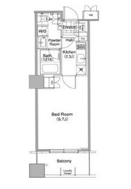 コンフォリア東池袋ウエスト 304 間取り図