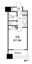 スペーシア秋葉原 1002 間取り図