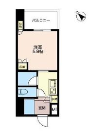 エスティメゾン五反田 505 間取り図