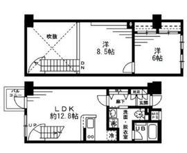 レジディア六本木檜町公園 413 間取り図