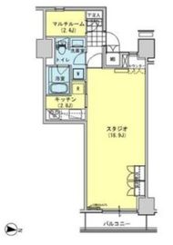 ブリリアイスト東雲キャナルコート 1021 間取り図