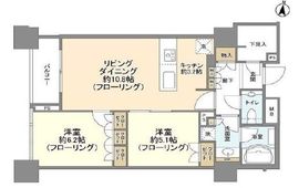 ザ・湾岸タワーレックスガーデン 9階 間取り図