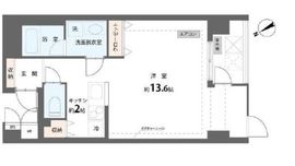 ユニテE 703 間取り図