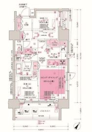 ディームス大井町 402 間取り図