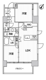 ディームス大井町 702 間取り図