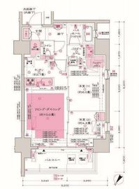 ディームス大井町 1304 間取り図