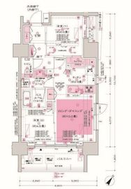 ディームス大井町 802 間取り図