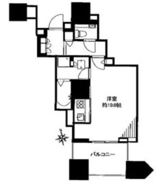 ドゥ・トゥール 52階 間取り図