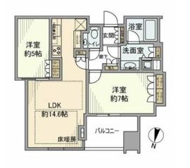 大崎ウエストシティタワーズ イースト 29階 間取り図