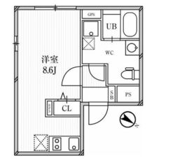 パセオ目黒 201 間取り図