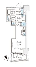 パークナードフィット南青山Vista 304 間取り図