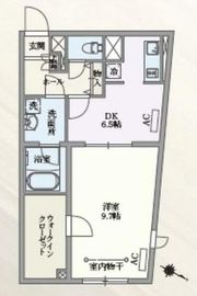 パセオ目黒 101 間取り図