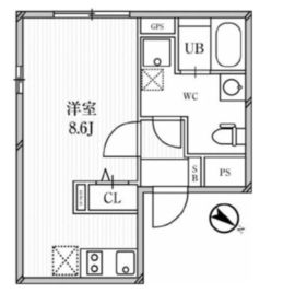 パセオ目黒 401 間取り図