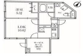 パセオ目黒 102 間取り図