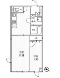 パセオ目黒 202 間取り図