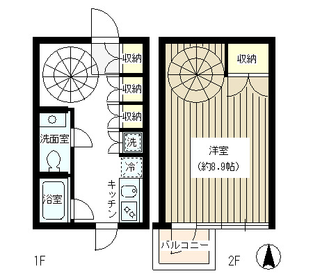 JOYCE広尾 103 間取り図