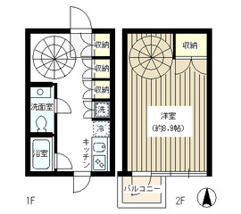 JOYCE広尾 103 間取り図