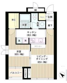 ポラリス 401 間取り図