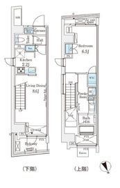 パークナードフィット南青山Vista 1401 間取り図