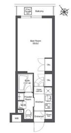 コンフォリア不動前 305 間取り図