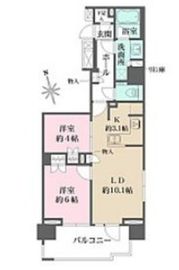 グランスイート渋谷桜丘町 8階 間取り図