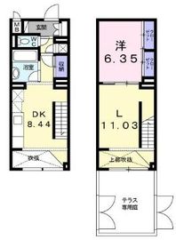 シュトラーレ四番町 104 間取り図