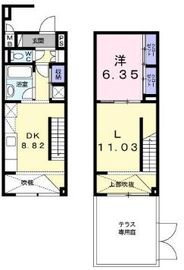 シュトラーレ四番町 105 間取り図